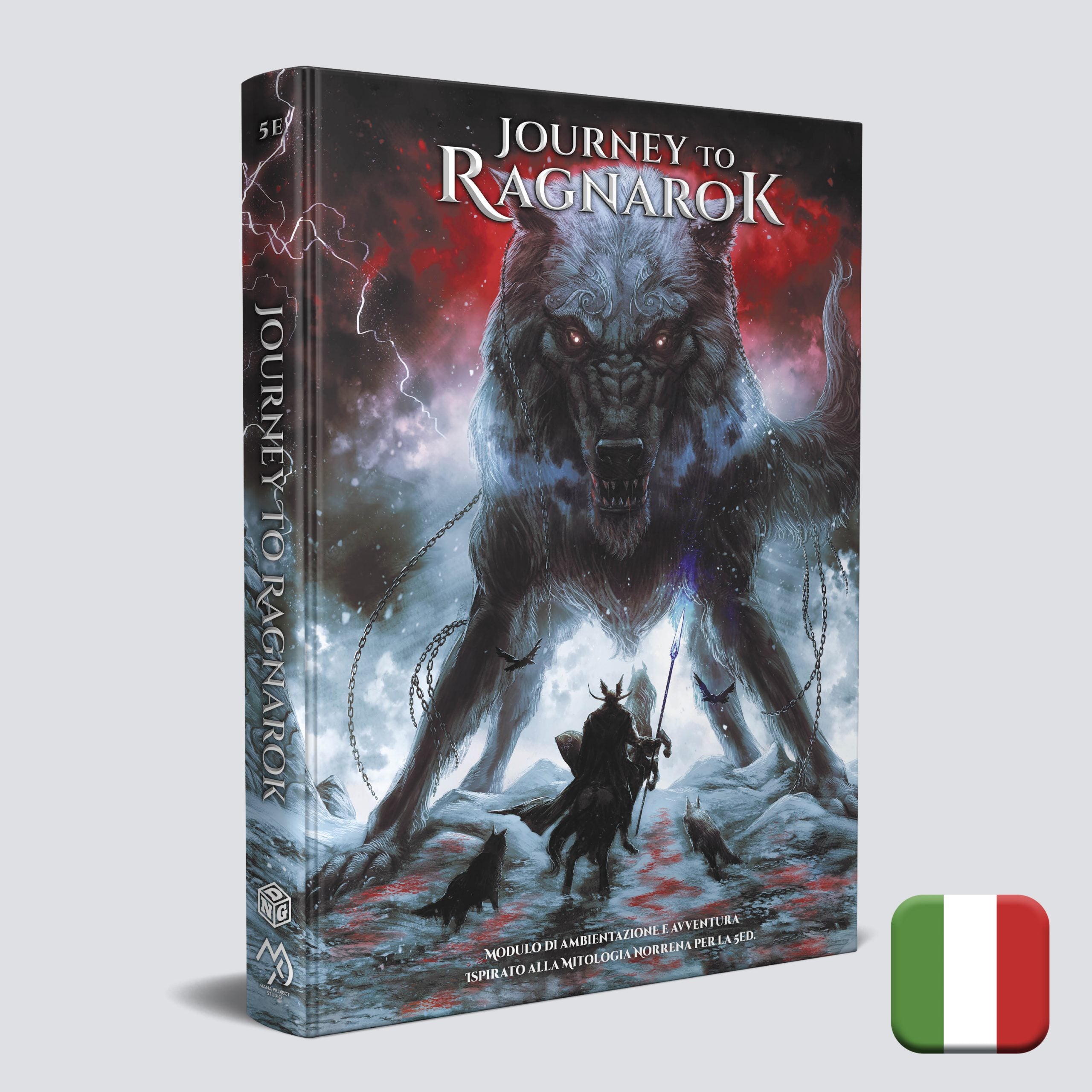 Journey To Ragnarok – Manuale Base, copertina edizione italiana cartonata