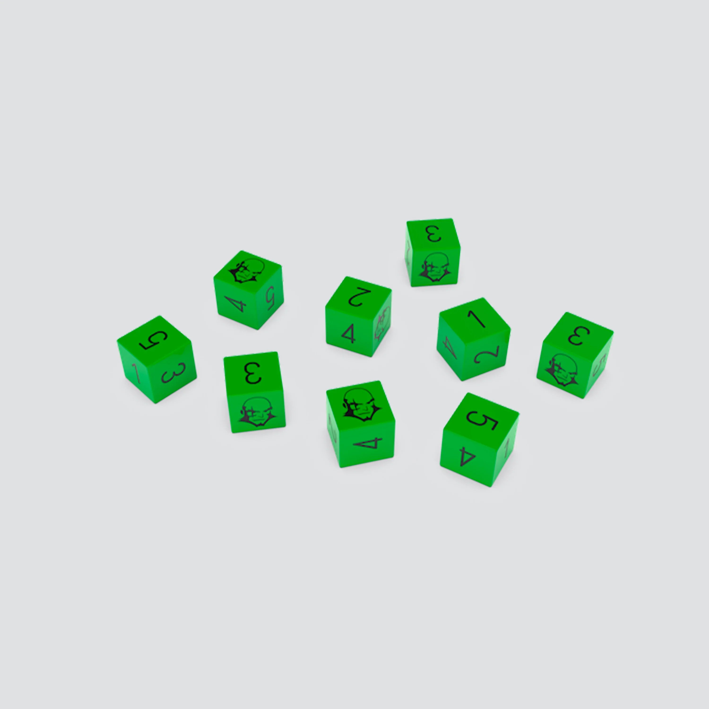 Cowboy Bebop Jet Black custom dice set — official Roleplaying Game dice
