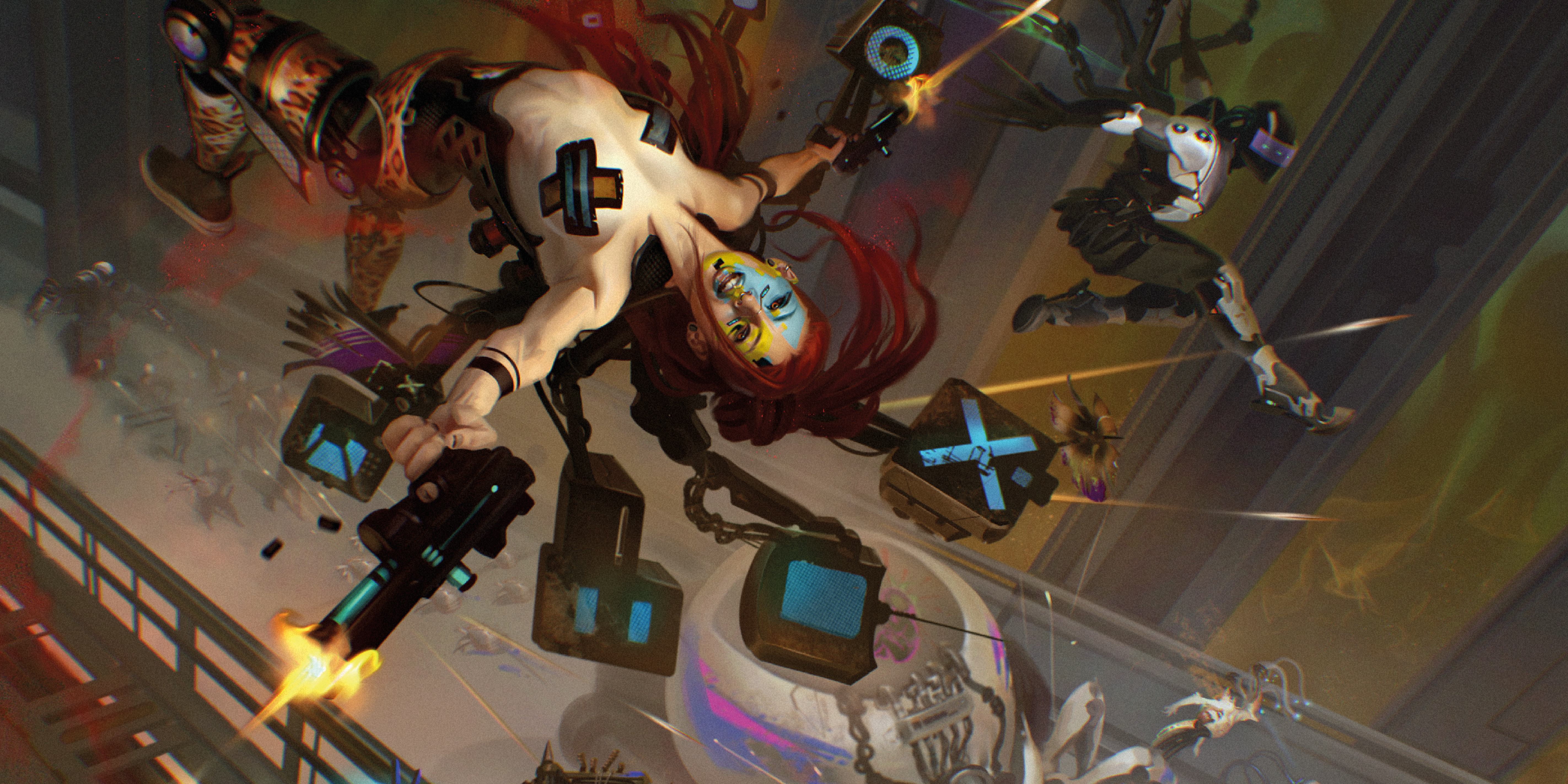 TAZ Roleplaying Game key art — post-cyberpunk Subterrea