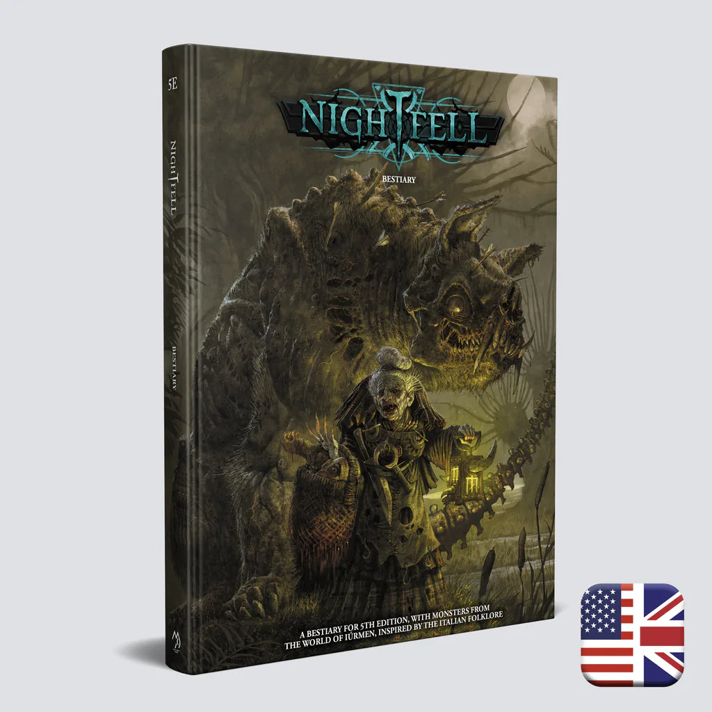 Nightfell – Bestiario (placeholder, cover EN da sostituire)