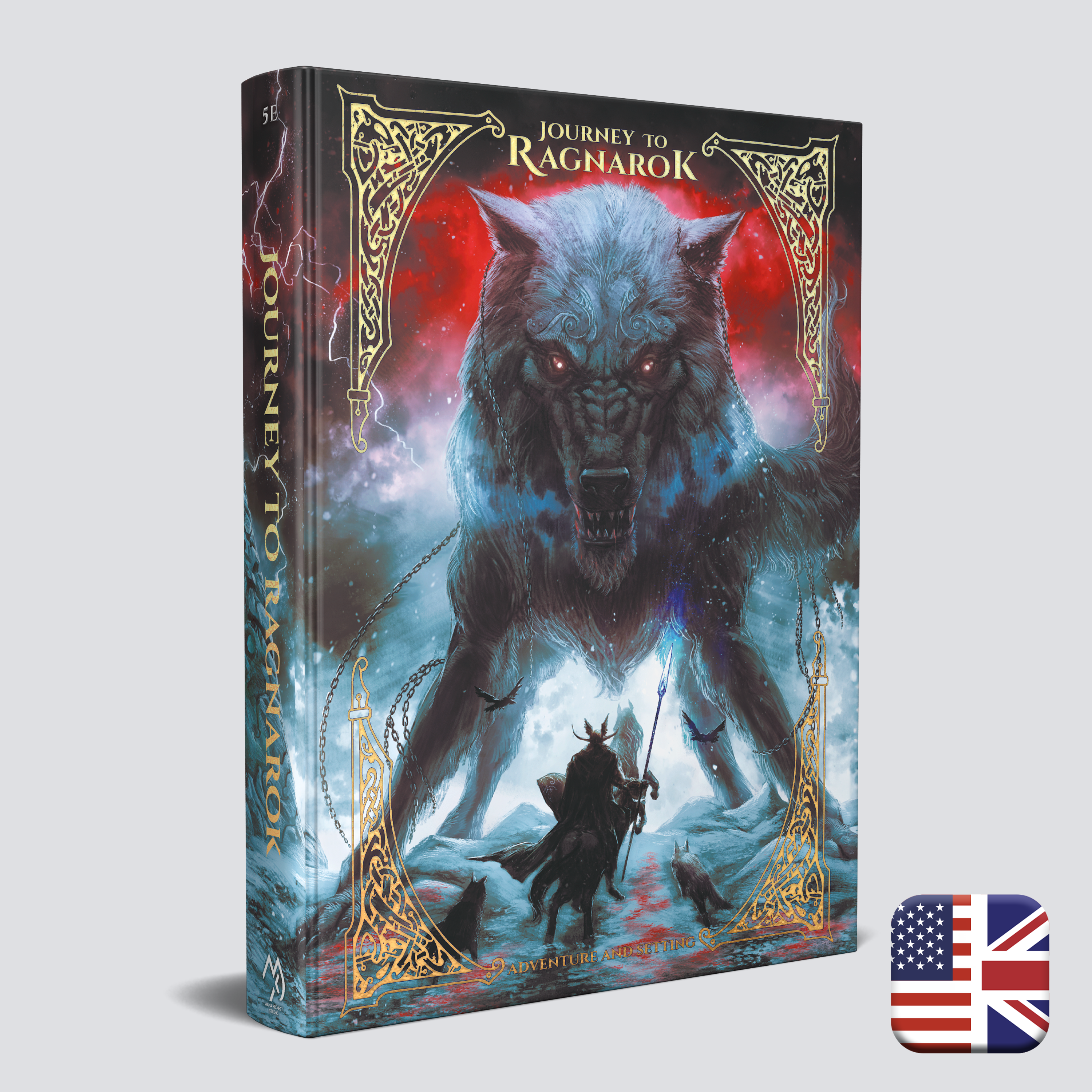 Journey to Ragnarok corebook hardcover — Norse mythology 5E setting and adventure