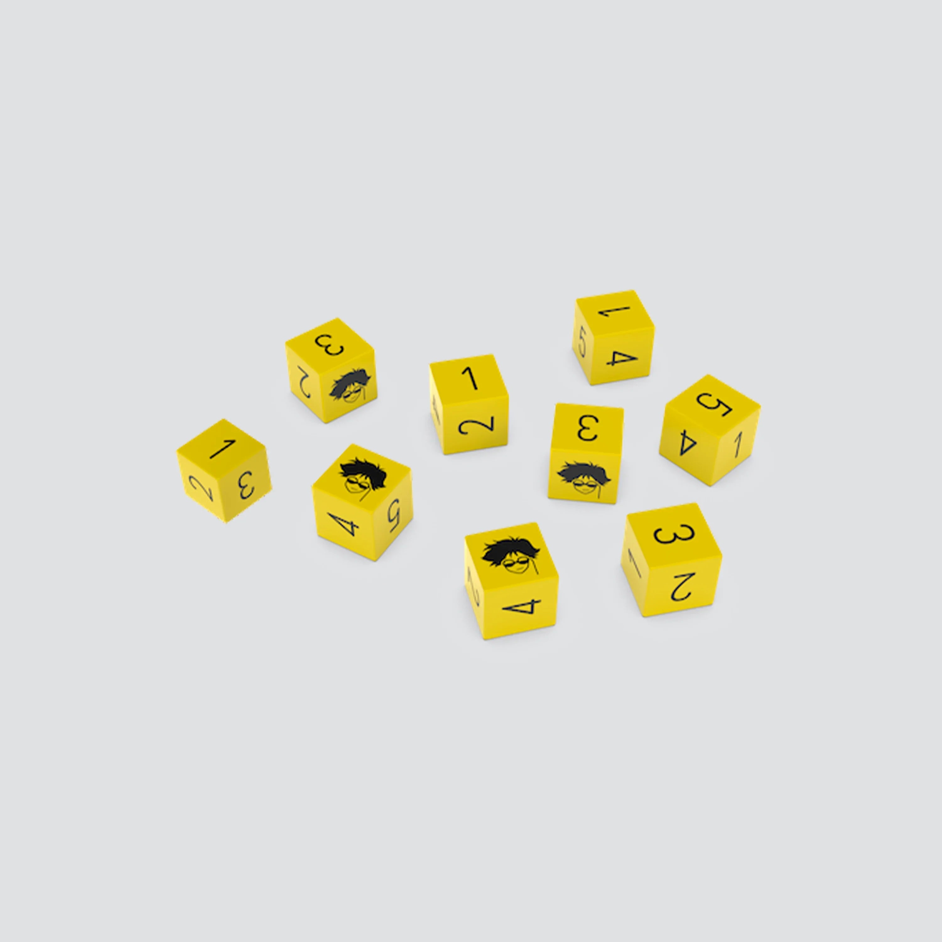 Cowboy Bebop Ed (Radical Edward) custom dice set — official Roleplaying Game dice