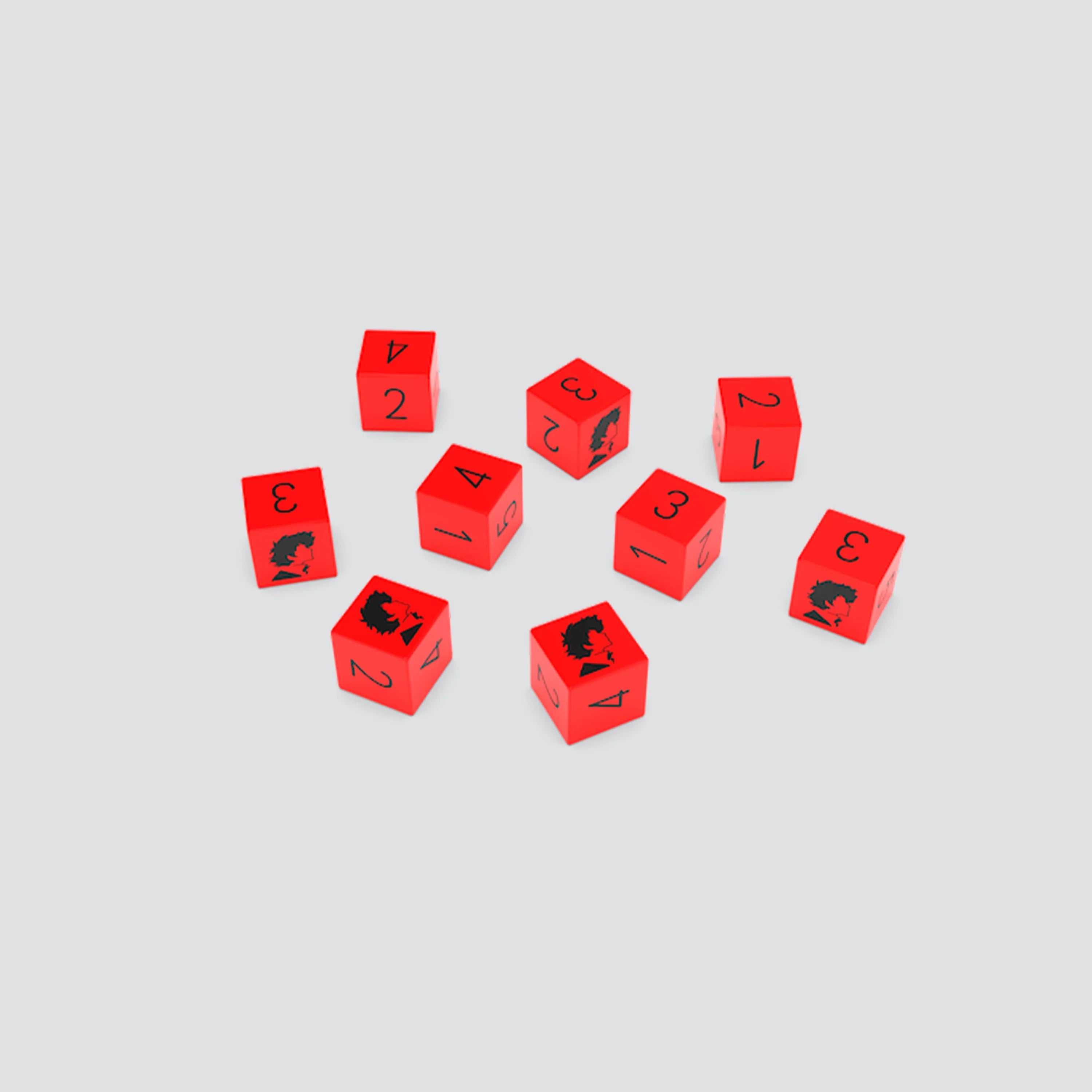 Cowboy Bebop Spike Spiegel custom dice set — official Roleplaying Game dice