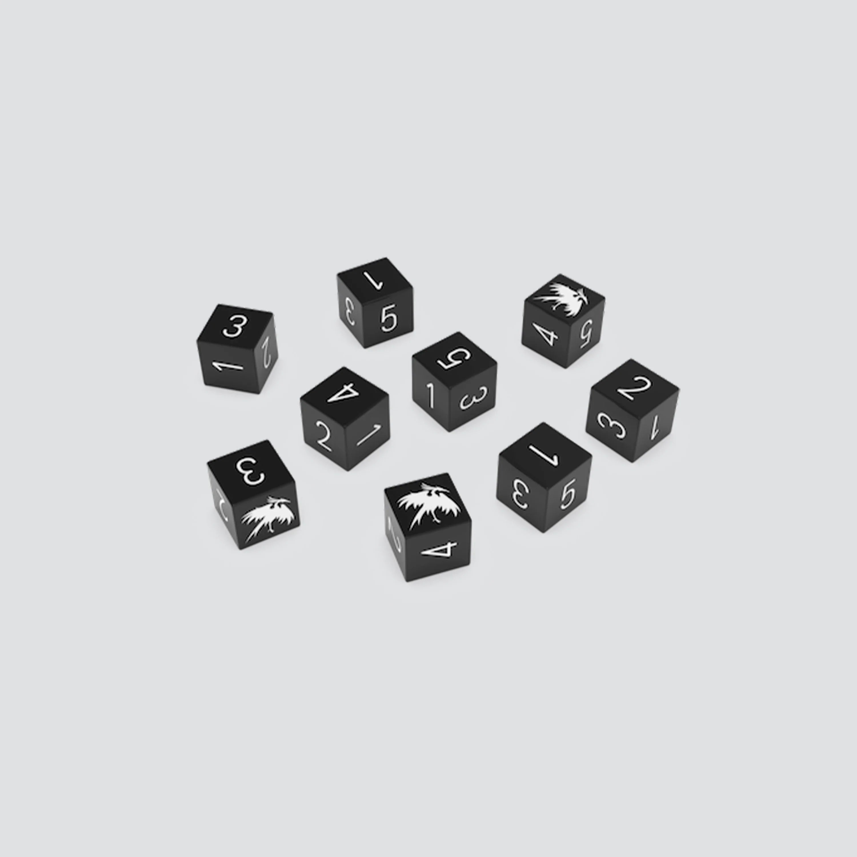 Cowboy Bebop Vicious custom dice set — official Roleplaying Game dice