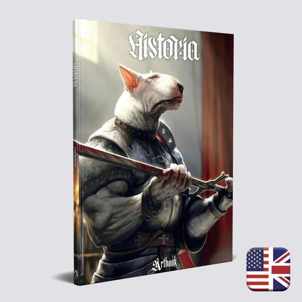 Historia Artbook hardcover — Vesteria concept art for Renaissance dark fantasy 5E