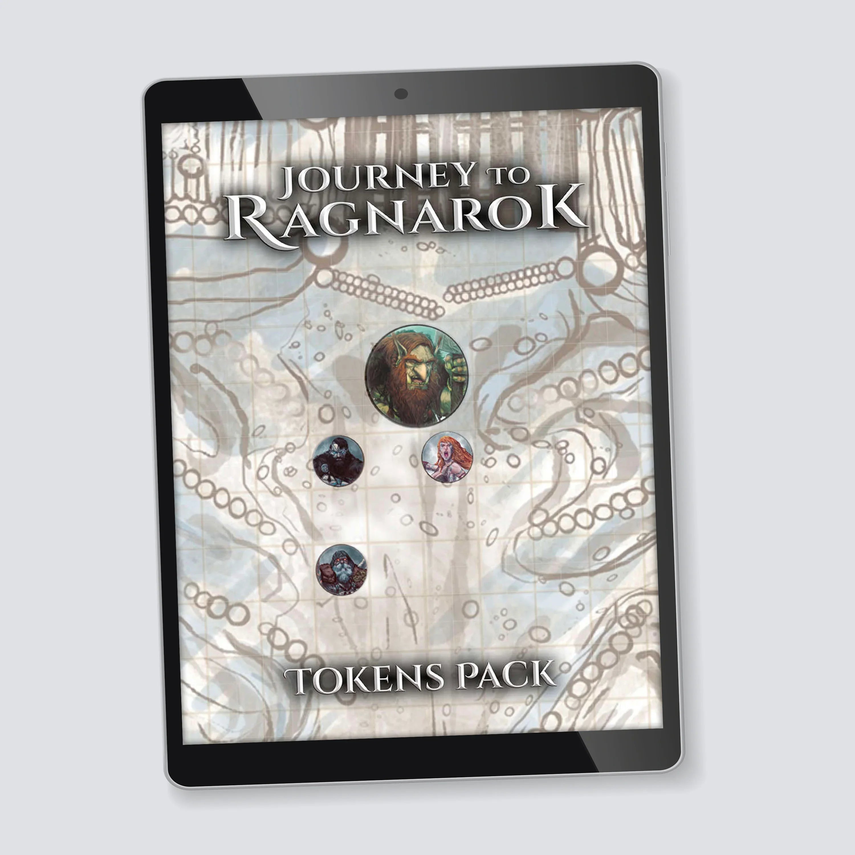 Journey to Ragnarok digital tokens pack — 54 VTT tokens for Norse 5E