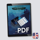 Nightfell Spell Cards PDF cover — quick reference for grimdark 5E spells
