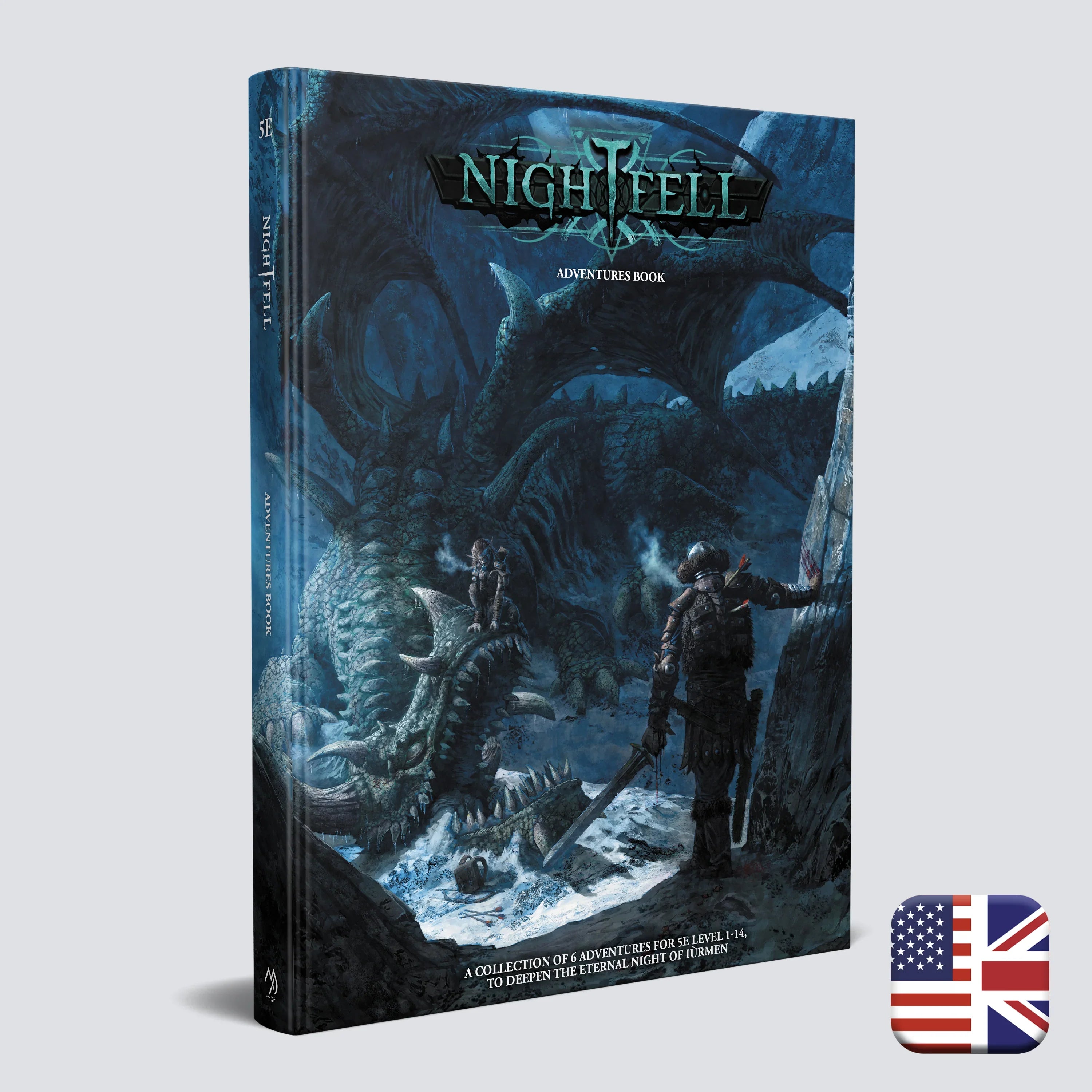 Nightfell Adventures Book hardcover — six horror fantasy 5E adventures
